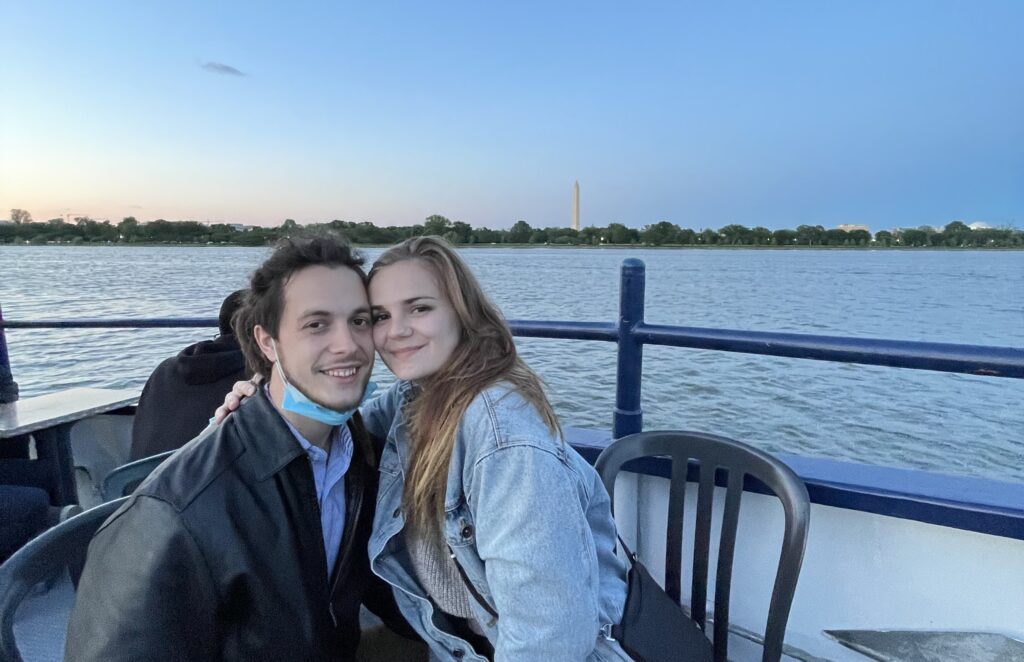 One of my favorite dates in Washington DC at night was this cruise on the Potomac River Dylan purchased for my birthday