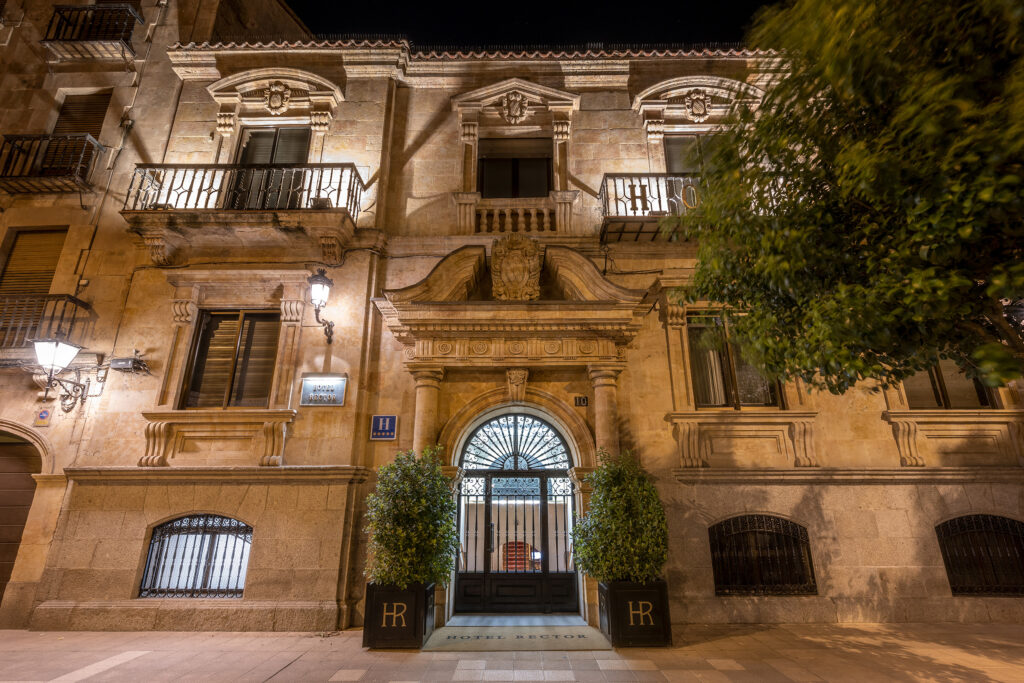 If you're wondering where to stay in Salamanca, Spain, Hotel Rector has one of the highest ratings known in the city!