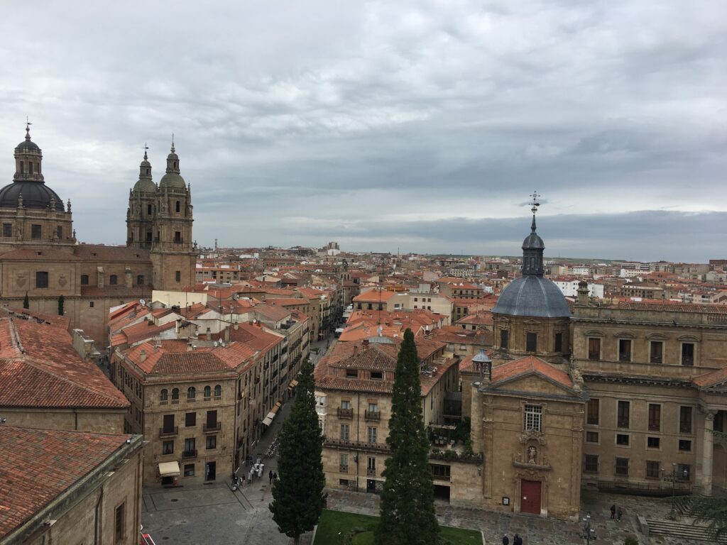 Overview of the city in Salamanca Spain