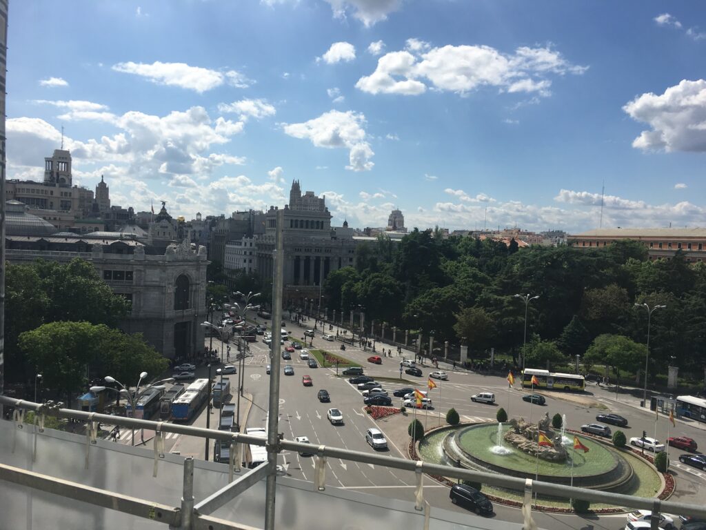Roundabout in Madrid