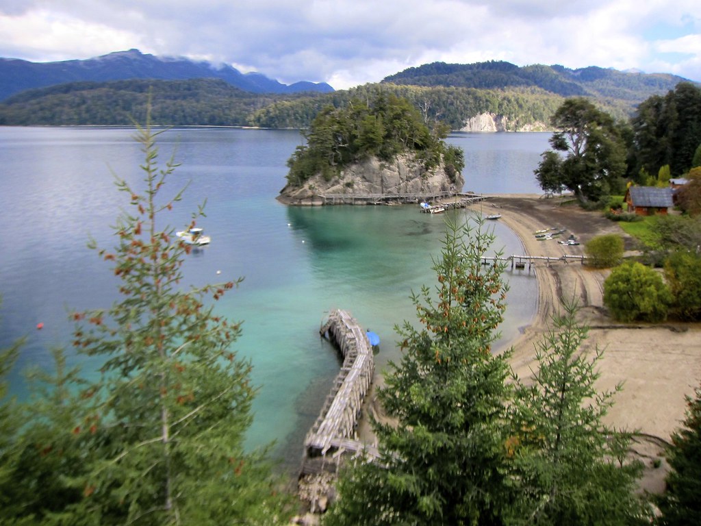 The lake district in Argentina is one of the best cities for winter in Latin America if you enjoy the water and outdoors